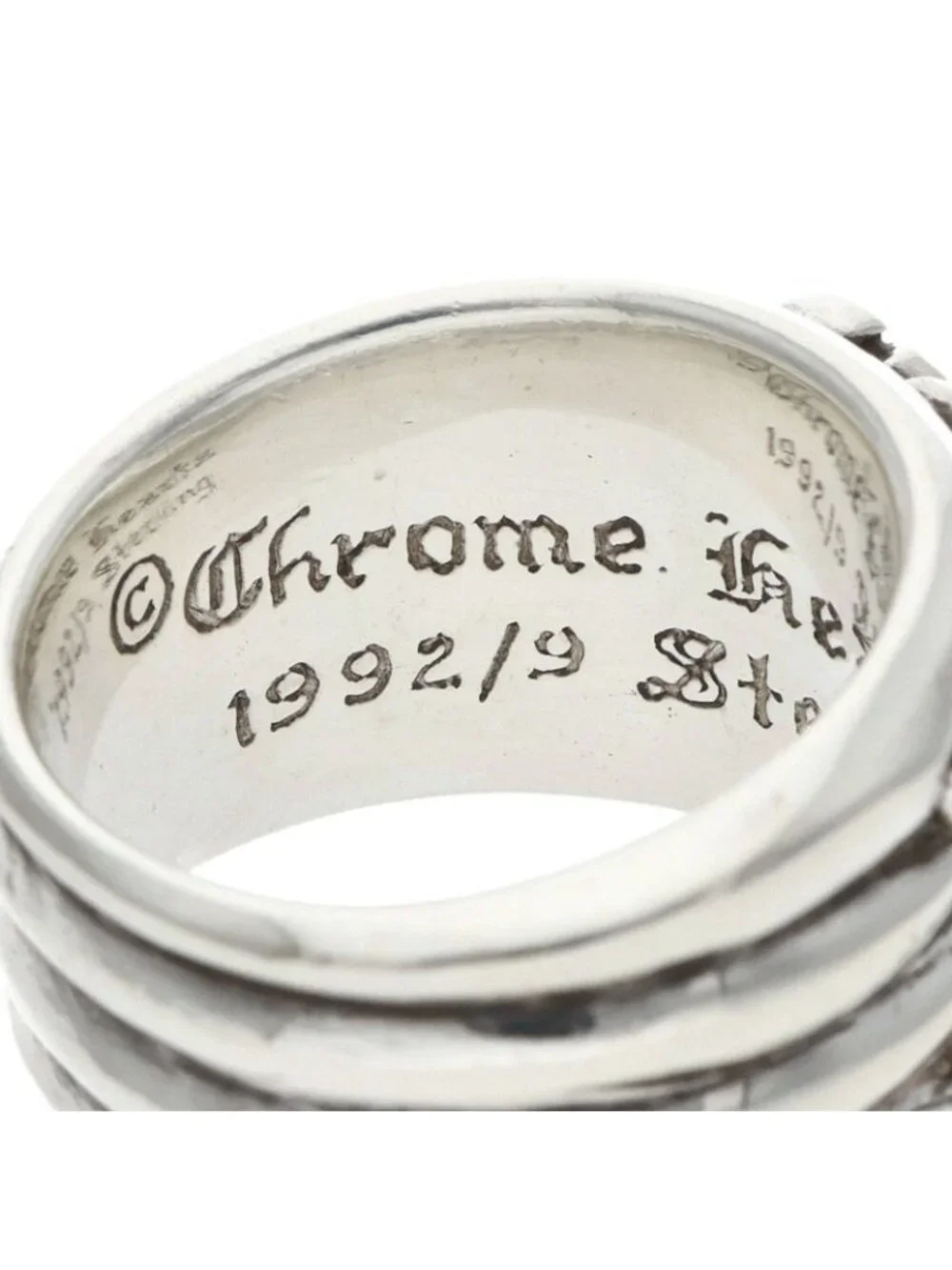 Chrome Hearts Dagger Silver Ring